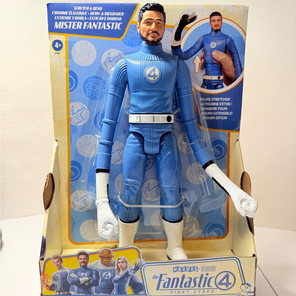 Marvel Mister Fantastic Stretch Action Figure - Blue, White